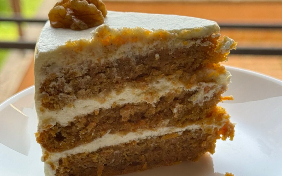 ¡La receta de nuestra tarta de zanahoria, es deliciosa!