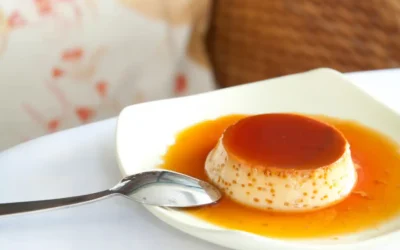 Flan Casero de Huevo al Baño María