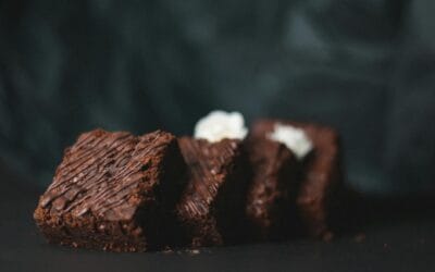 Brownies de Chocolate Fudge con Corteza Brillante